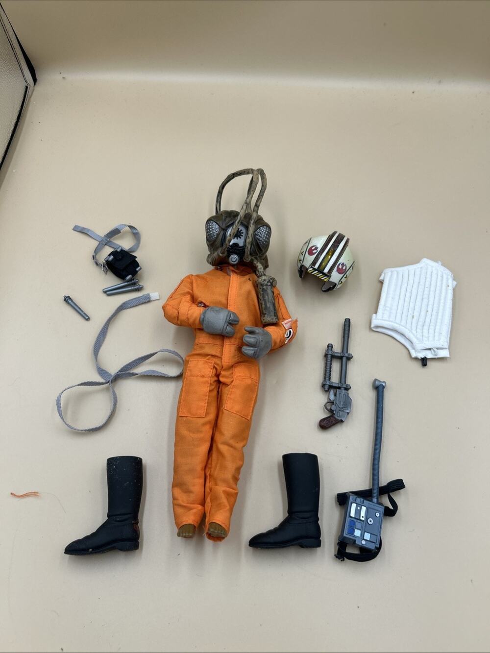 1998 Lucas Film 12" Action Figure Star Wars X Wing pilot gear Rare Figure